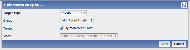 Zabbix copy graphs screen.